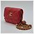 Chanel Tarjetero con cadena de bolas doradas Roja - vista 6