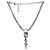 Dior Bracciale Oblique Lock Key Argento