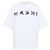 Marni T-shirt in cotone con logo stampato - vista 3