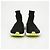 Balenciaga Sneakers Speed Trainer Nero Bianco Giallo Neon - vista 4