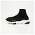 Balenciaga Sneakers Speed Trainer Nero Bianco Giallo Neon - vista 5