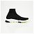 Balenciaga Sneakers Speed Trainer Nero Bianco Giallo Neon - vista 7