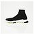Balenciaga Sneakers Speed Trainer Nero Bianco Giallo Neon - vista 8
