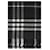 Burberry Sciarpa in Cashmere Check Nera Nero