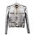 Balmain Chaqueta acolchada metálica