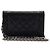 Chanel Borsa a tracolla e borsa crossbody con catena CC argento Nero - vista 5