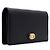Gucci Schultertasche und Umhängetasche aus schwarzem Leder mit GG-Logo-Klappe und Goldkette - Ansicht 4