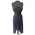 Versace Vestido largo de encaje violeta F/W 2003 Negro Púrpura
