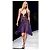 Versace Vestido largo de encaje violeta F/W 2003 Negro Púrpura - vista 7