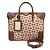 Gucci Pasta e Bolsa Tote de Mors de Jacquard Entrelaçado e Bolsa de Ombro Multicor