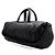 Saint Laurent Borsa da viaggio duffle in pelle di agnello nera da uomo Nero - vista 2