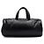 Saint Laurent Borsa da viaggio duffle in pelle di agnello nera da uomo Nero - vista 4
