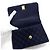 Chanel Pequena bolsa de aba Navy Caviar Coco Handle em lagarto com alça de mão e alça de ombro com corrente dourada Azul - vista 6