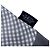Hermès Bufanda reversible de seda Chandal Check Azul Gris - vista 11