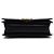Chanel Borsa a tracolla Boy Large Flap in agnello nero con catena dorata - vista 7