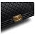 Chanel Borsa a tracolla Boy Large Flap in agnello nero con catena dorata - vista 9