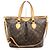 Louis Vuitton Borsa Tote e Borsa a Spalla Palermo PM in Monogram Canvas Multicolore