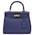 Hermès Togo Kelly Blu