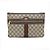 Gucci Clutch GG Supreme Ophidia Web Stripe Marrone