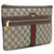 Gucci Clutch GG Supreme Ophidia Web Stripe Marrone - vista 3