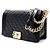 Chanel Borsa a tracolla Boy Medium in pelle caviar nera lucida con finiture champagne gold Nero - vista 2