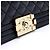Chanel Borsa a tracolla Boy Medium in pelle caviar nera lucida con finiture champagne gold Nero - vista 4