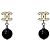 Chanel Orecchini Pearl Drop CC Silver