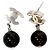 Chanel Orecchini Pearl Drop CC Silver - vista 4