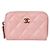 Chanel Rosa Caviar Leder Kartenetui mit Reißverschluss Pink