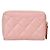 Chanel Rosa Caviar Leder Kartenetui mit Reißverschluss Pink - Ansicht 3