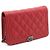 Chanel Borsa a tracolla e a spalla WOC Boy in caviar rosso - vista 3