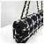 Chanel Borsa Classic Medium Flap in Tweed Rosa - vista 4