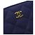 Chanel Borsa a tracolla trapuntata in tessuto blu navy con catena CC - vista 9