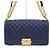 Chanel Borsa a tracolla Navy Boy Caviar Medium Flap Gold Chain Blu - vista 2