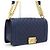 Chanel Borsa a tracolla Navy Boy Caviar Medium Flap Gold Chain Blu - vista 4