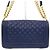 Chanel Borsa a tracolla Navy Boy Caviar Medium Flap Gold Chain Blu - vista 5