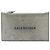 Balenciaga Silver Glitter Kartenhalter Silber