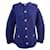 Chanel Strickjacke mit Zopfmuster Blau  - Ansicht 1