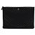 Chanel Bolso de mano grande Chevron CC en piel de cordero negra y dorada Negro - vista 2
