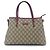 Gucci Piccola borsa tote e borsa a tracolla GG Supreme Marrone