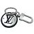 Louis Vuitton LV Cut Circle Bag Charm Schlüsselanhänger Silver Black Schwarz
