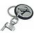 Louis Vuitton LV Cut Circle Bag Charm Schlüsselanhänger Silver Black Schwarz - Ansicht 5