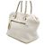 Fendi Bolsa Tote e Bolsa de Ombro em Couro Branco com Alça Trançada Selleria - vista 2