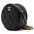 Chanel Mini borsa a tracolla rotonda in caviar classico con catena COCO Nero - vista 3