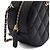 Chanel Mini borsa a tracolla rotonda in caviar classico con catena COCO Nero - vista 8