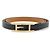 Hermès Pulsera de doble vuelta en cuero negro para mujer - vista 3