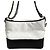 Chanel Borsa Gabrielle Hobo Borsa a Spalla Grande Bianco Nero - vista 9