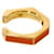Fendi Orange FF Gold Ring  - Ansicht 4