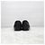 Hermès Mocassino nero con dettagli argentati - vista 4