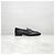 Hermès Mocassino nero con dettagli argentati - vista 6